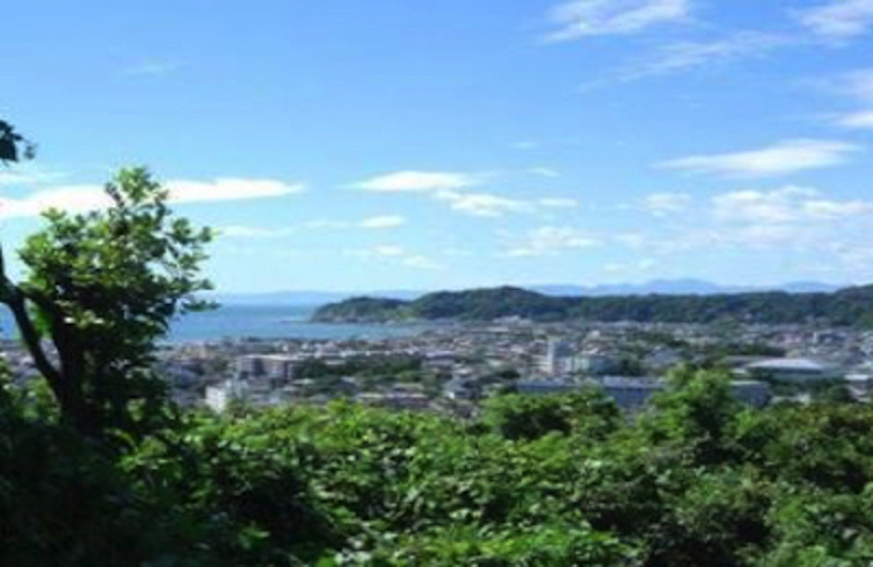 祇園山の山頂風景