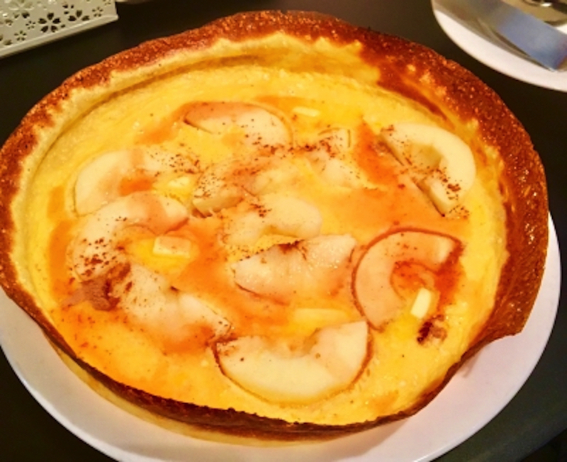 スパイスハウスペペ鎌倉のアップルパンケーキ