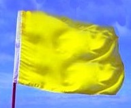 黄色い旗