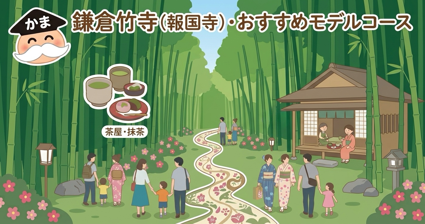 鎌倉竹寺モデルコース