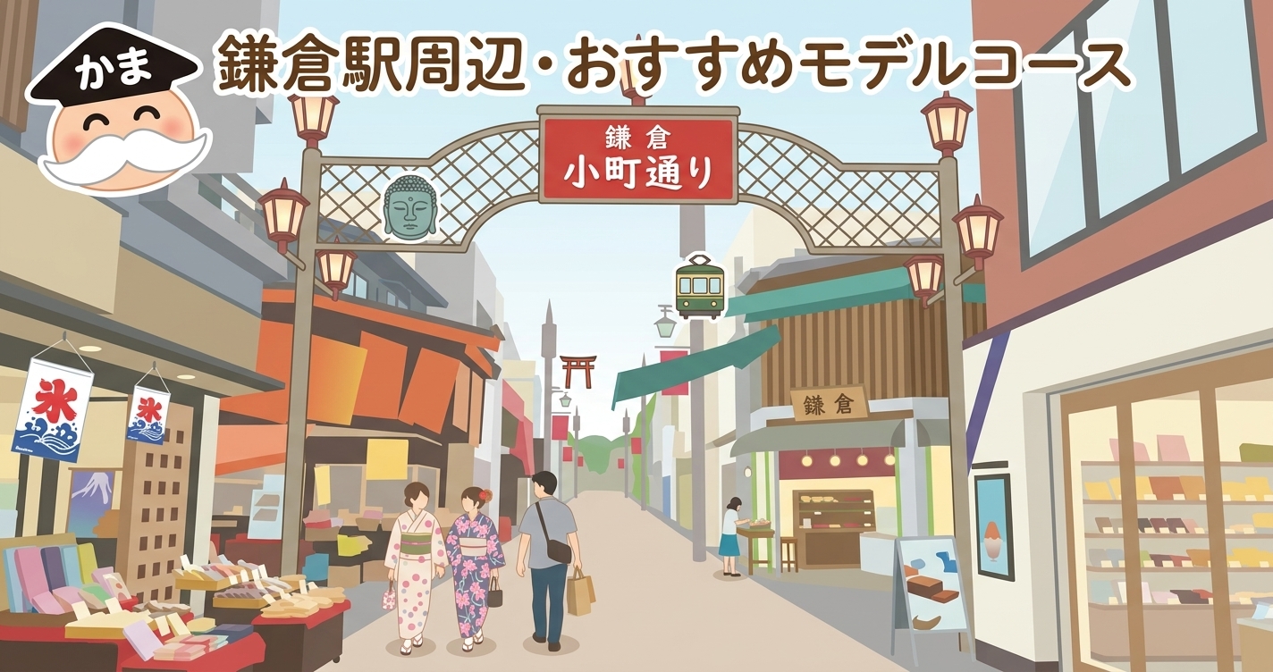 鎌倉駅周辺モデルコース