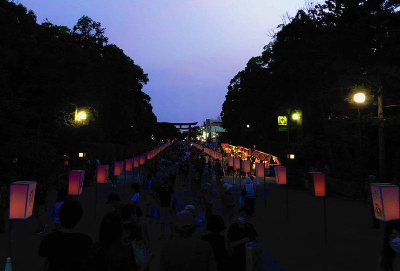 【8月】鎌倉鶴岡八幡宮のぼんぼり祭り
