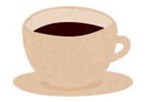 弱い苦みコーヒーイラスト