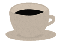 苦味コーヒーイラスト